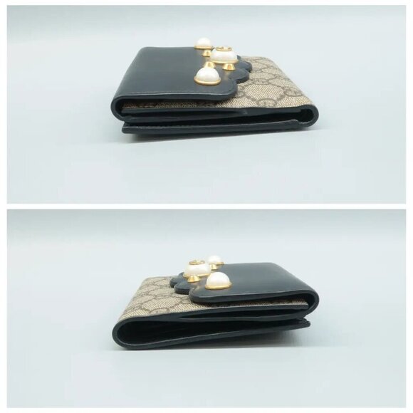 100% Authentic GUCCI Brown Canvas Wallet 120-062324 - Picture 10 of 12